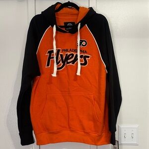 Men's Philadelphia Flyers Orange and Black Hoodie